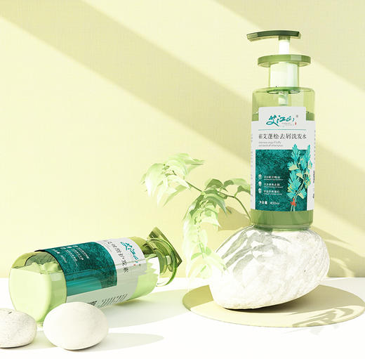 艾江山 蕲艾蓬松去屑洗发水 深层去屑 舒爽头皮 零硅油配方 商品图2
