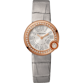 卡地亚 Cartier Ballon Blanc de Cartier腕表 26毫米 18K玫瑰金 石英 WJBL0006