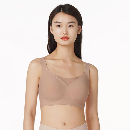 都市丽人内衣薄泳布四排扣无钢圈抹胸VBRALB264P 商品图0