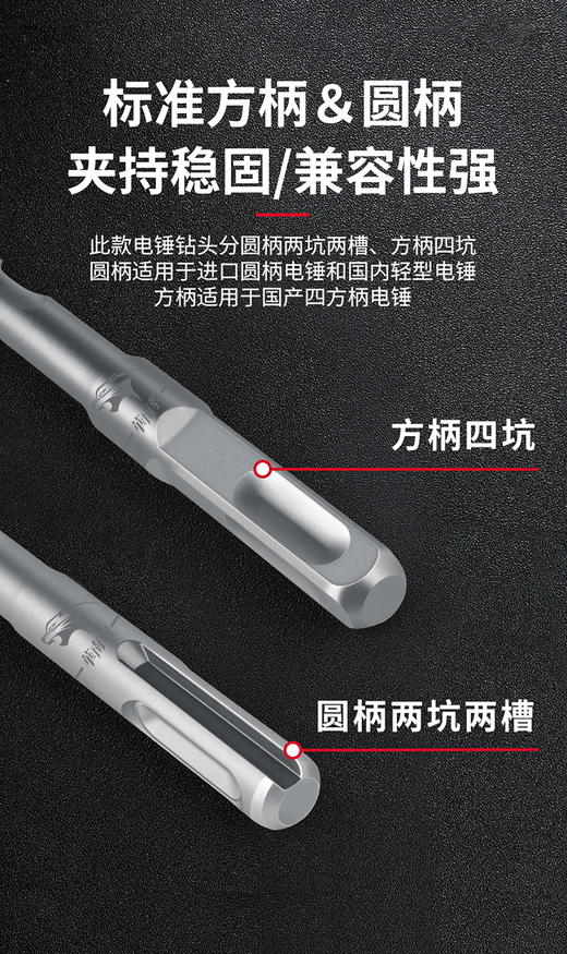 华南豹【园柄】电锤钻 商品图2