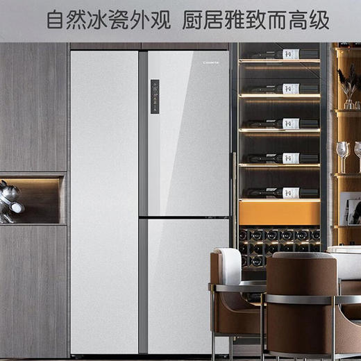 卡萨帝（Casarte）超薄冰箱500升大容量双开门对开门一体化自由嵌入式侧T全新格局 BCD-500WLCTS7MT1U1 商品图0
