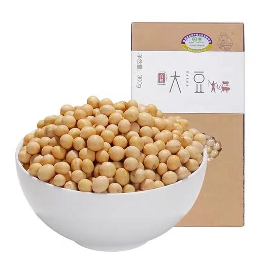 义箪稻粱有机大豆300g*3盒黄豆东北杂粮粗粮非转基因豆浆原料食品 商品图3