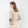 【小山羊绒内衣女士平面A版】METTE羊绒世家秋冬女士羊绒内衣圆领纯色内搭保暖薄毛衣 商品缩略图4