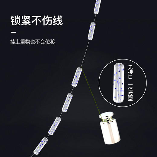 佳钓尼超紧太空豆散装硅胶特级优质线组配件套装全套铅皮漂座配件 商品图3