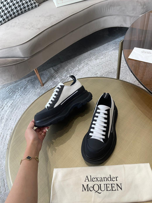 黑白拼色低帮帆布 商品图3