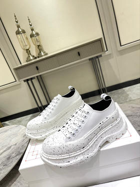 低帮蓝点厚底款