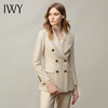 IWY/秋冬杏色西装套装女宽松简约商务通勤优雅气质西装西裤套装OLC12353+P12312 商品缩略图4