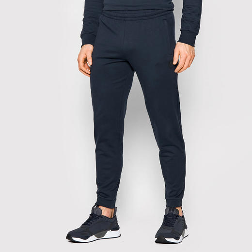 EMPORIO ARMANI EA7 阿玛尼 男士棉质微型徽标贴片休闲运动裤 藏蓝色 8NPP61 PJBPZ 1578 商品图1