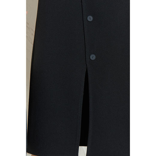 【商场同款】麦檬冬不对称搭片设计开叉下摆半身裙5CB242351 商品图3