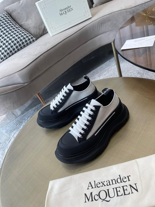 黑白拼色低帮帆布 商品图1