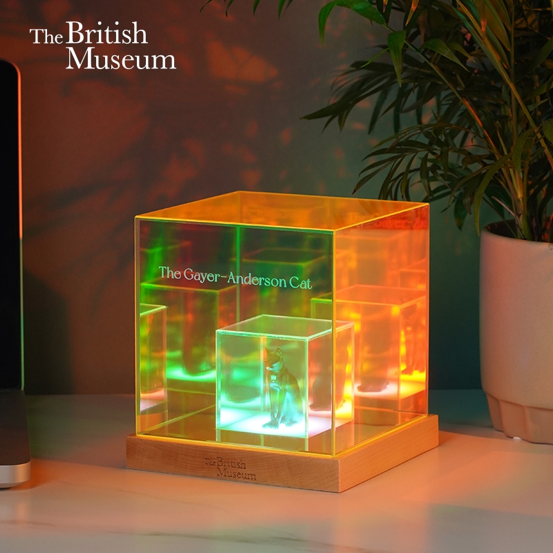 大英博物馆盖亚安德森猫系列立体魔方炫彩氛围灯