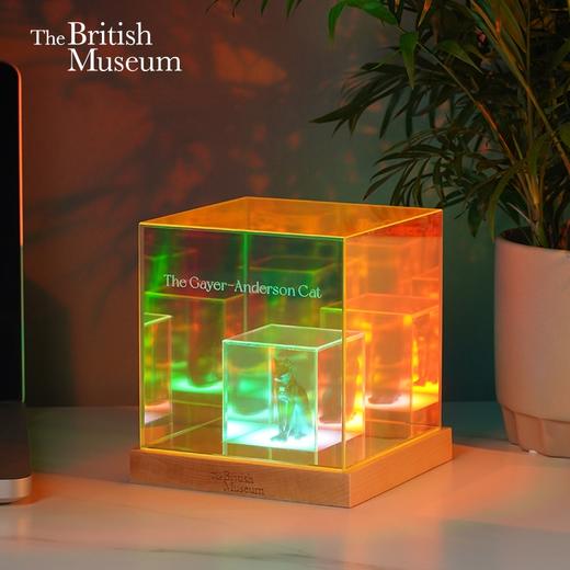 大英博物馆盖亚安德森猫系列立体魔方炫彩氛围灯 商品图0