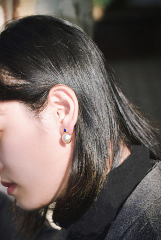 马贝珍珠耳钉【定制】 商品图3