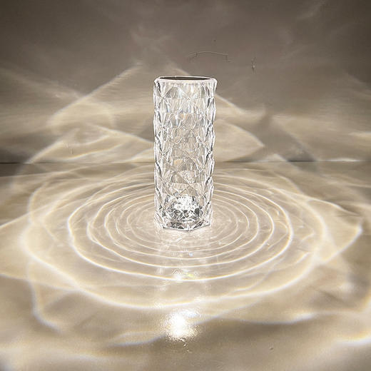 【春艺】水晶玫瑰灯装饰台灯卧室网红氛围USB充电床头拍拍小夜灯 商品图1