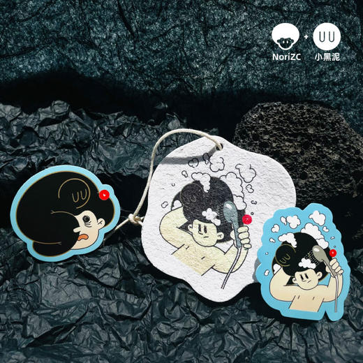 NoriZC x 小黑泥｜Shampoo｜贴纸套装｜15张一组｜有赠品彩蛋 商品图1