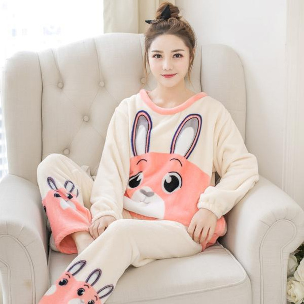 (195)长耳兔绒-粉