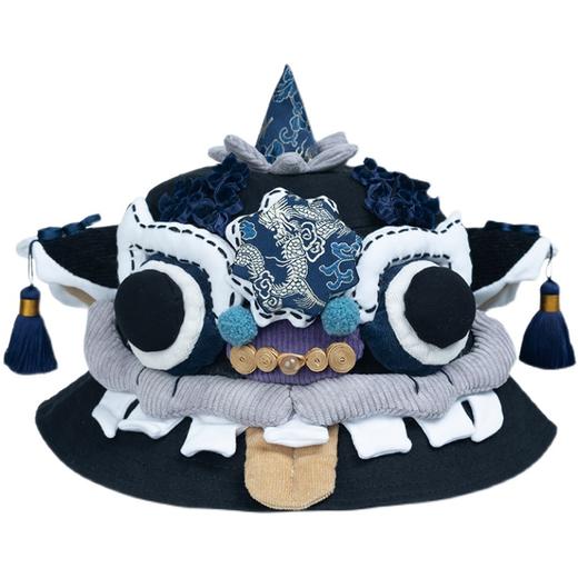 【2.10停发】芽小七原创国潮醒狮夏季手工渔夫帽情侣款大帽檐盆帽遮阳帽防晒 商品图4