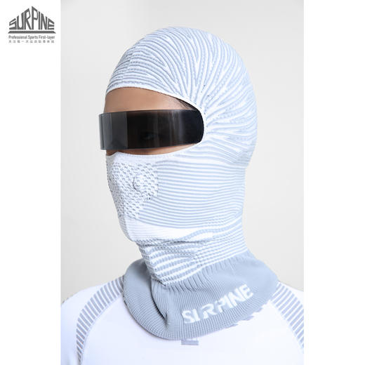 SURPINE全无缝保暖透气滑雪护脸头套男女骑行防嗮面罩 商品图0