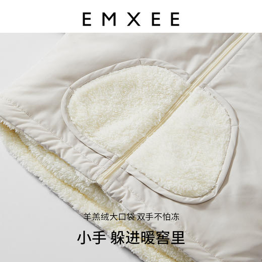 【宝宝服饰】嫚熙儿童棉服2023新款秋冬季无帽穿棉袄男童女童潮流百搭棉衣外套 商品图3