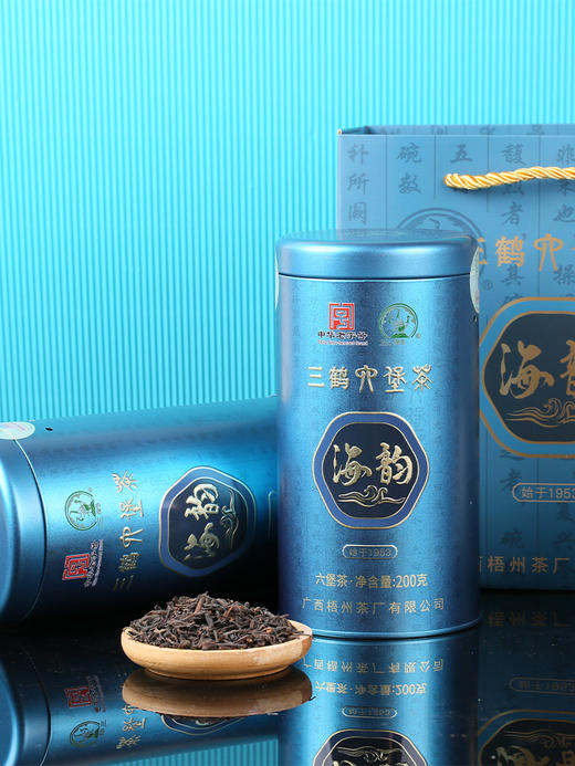 【滋味甘醇 回甘持久】三鹤 海韵 2019年一级六堡茶 200g/罐（京东同款） 商品图2