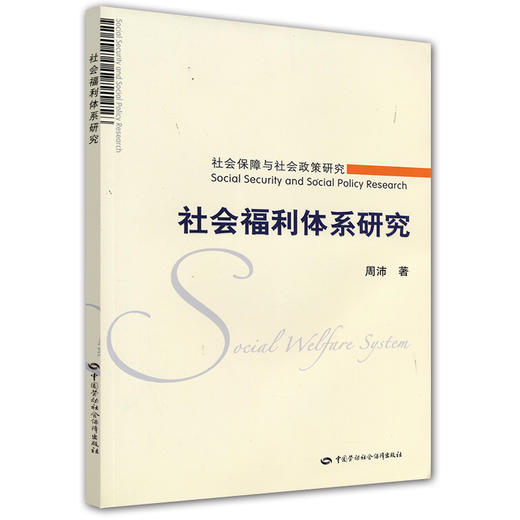 社会福利体系研究 社会保障与社会政策研究 商品图0