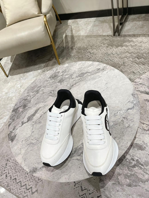 麦昆新款运动鞋-黑花黑尾 商品图8