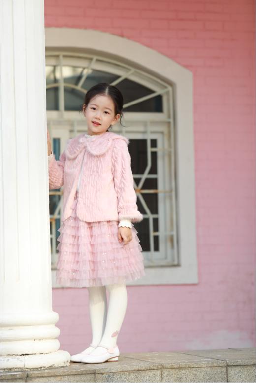 非质量问题不退换哦~蓬纱馆 女童外套秋装毛绒洋气新款-雪芙外套 商品图1