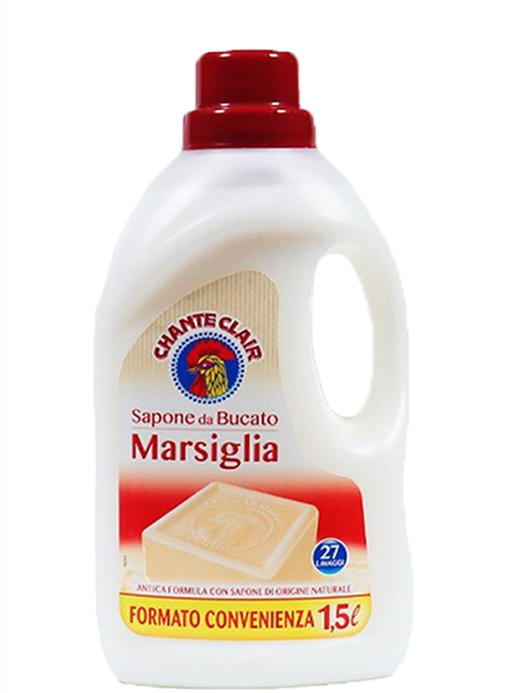 【中欧班列精选】意大利进口 大公鸡头马赛皂/白麝香味洗衣皂液1.5L/瓶OC 商品图14