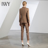 IWY/秋冬咖色西装套装女比亚迪工作西服白领时尚通勤商务正装OLC11373+P11373 商品缩略图3