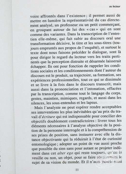 【中商原版】皮埃尔 布尔迪厄 世界的苦难 La Misere du monde 法文原版 Pierre Bourdieu 法国当代社会学家 商品图6