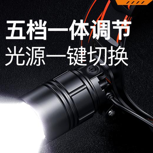 SUPERFIRE神火新品HL08头灯伸缩调焦头戴式强光远射充电夜钓灯户外防水钓鱼灯 商品图2