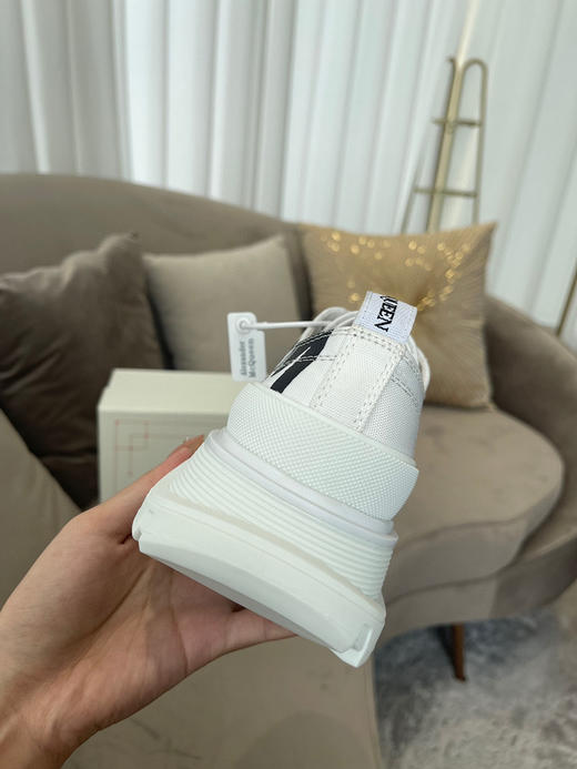 低帮白色黑字母帆布印花 商品图6