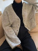 Viktoria Chan | AW22077 Rue knitted cardigan [羊驼毛开衫外套 灰/白] 商品缩略图3