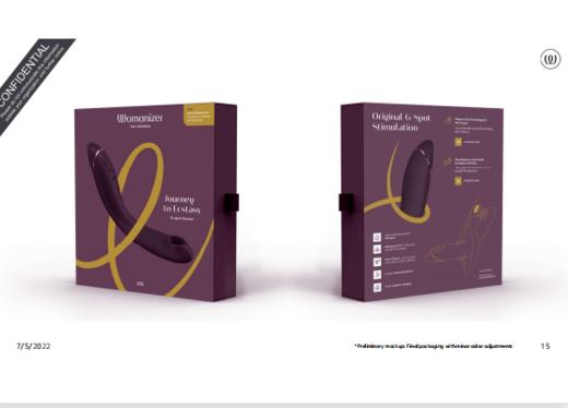 德国 Womanizer 新品OG吮吸震动抚摸棒技点刺激女用情趣高巢 商品图7