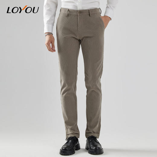 【名盾】LOYOU/朗逸秋冬休闲裤男士修身 商品图0