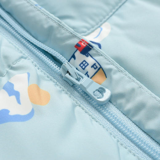 丽婴房-童衣类（冬）F2羽绒连身装6_浅蓝 商品图5