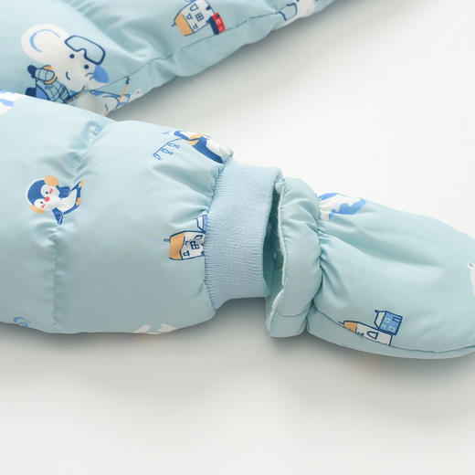 丽婴房-童衣类（冬）F2羽绒连身装6_浅蓝 商品图3