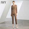 IWY/秋冬咖色西装套装女比亚迪工作西服白领时尚通勤商务正装OLC11373+P11373 商品缩略图0