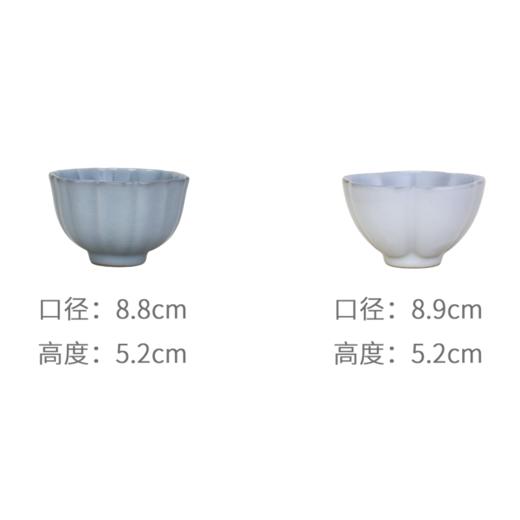 汝山明·汝窑四季杯（4杯），一套将汝窑四美揽入怀：天青、豆绿、粉青、月白 商品图6