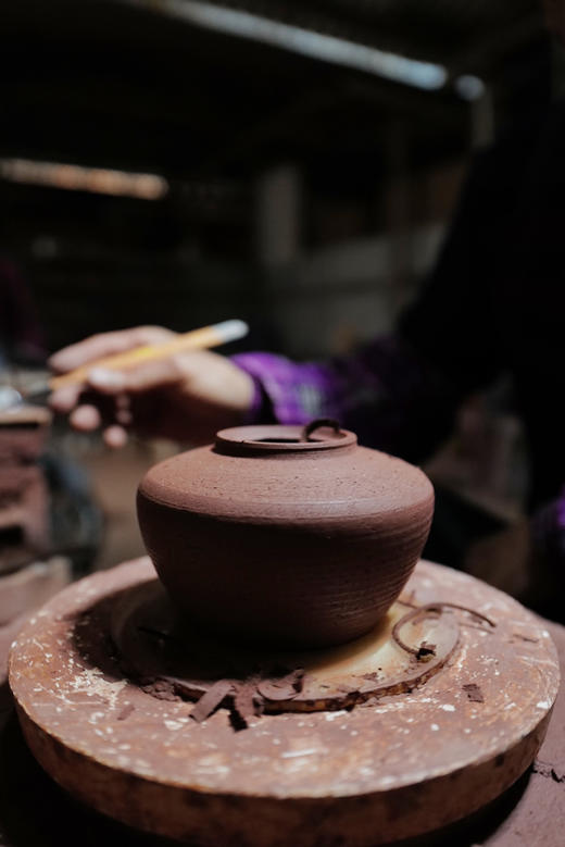 清如许监制｜潮州经典砂铫煮水副旁炉（纯手工老岩泥料） 商品图7