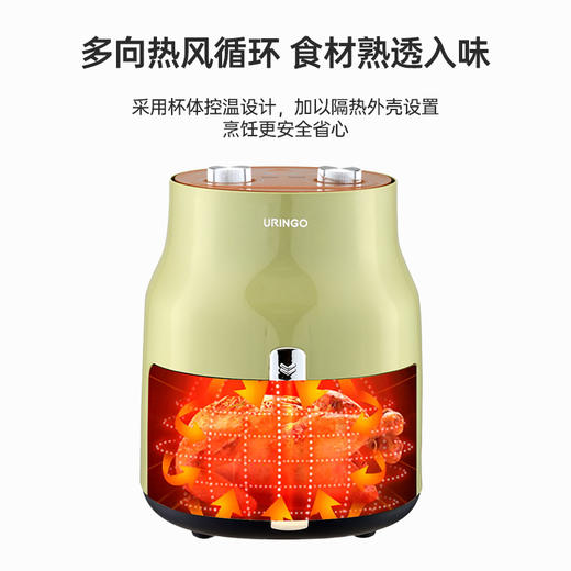 七彩叮当空气炸锅家用2022新款大容量烤箱一体式多功能无油电炸锅 商品图1