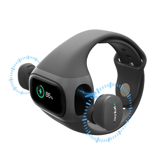 Wearbuds Pro 智能穿戴手环TWS蓝牙耳机二合一彩屏多功能手环 商品图0