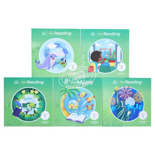 【中商原版】美国HMH Into Reading Student myBook Softcover Set Grade 1 小学语言艺术阅读学生书一年级 商品图1