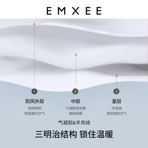 【宝宝服饰】嫚熙儿童棉服2023新款秋冬季无帽穿棉袄男童女童潮流百搭棉衣外套 商品图2