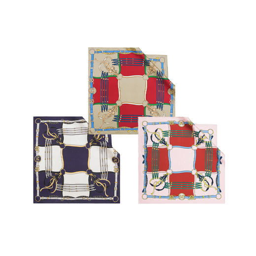 WENSLI/万事利 双面印花小方巾-颂歌 商品图0