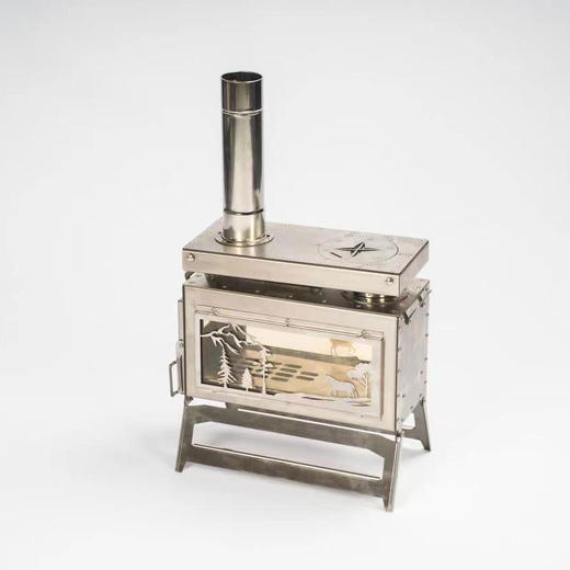 芊陌鸟户外-麋鹿、战列舰柴火炉 商品图0