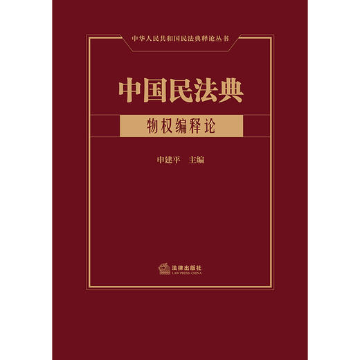 中国民法典·物权编释论  申建平主编 商品图1