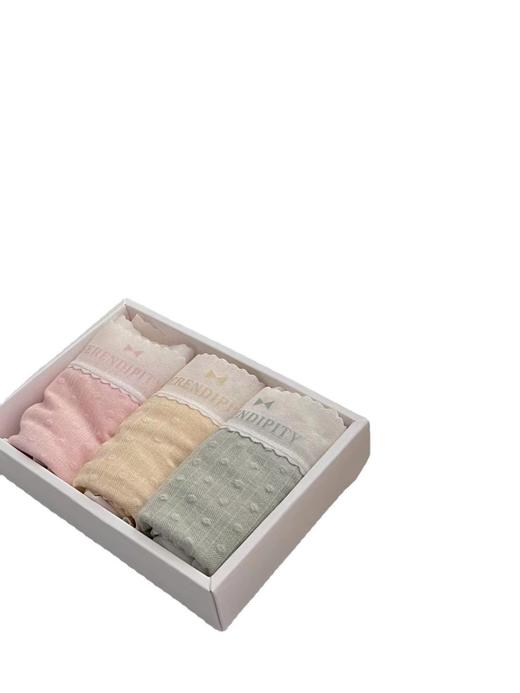 CookieKoala院线轻裸美肤少女内裤轻肤柔软女士三角裤三条礼盒装 商品图4