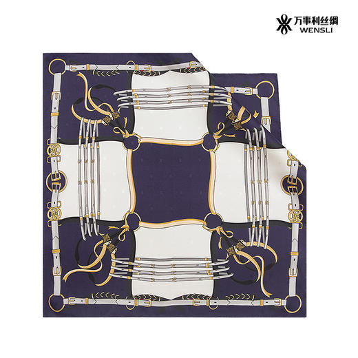 WENSLI/万事利 双面印花小方巾-颂歌 商品图5
