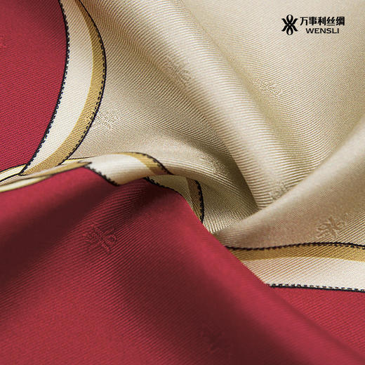 WENSLI/万事利 双面印花小方巾-颂歌 商品图2